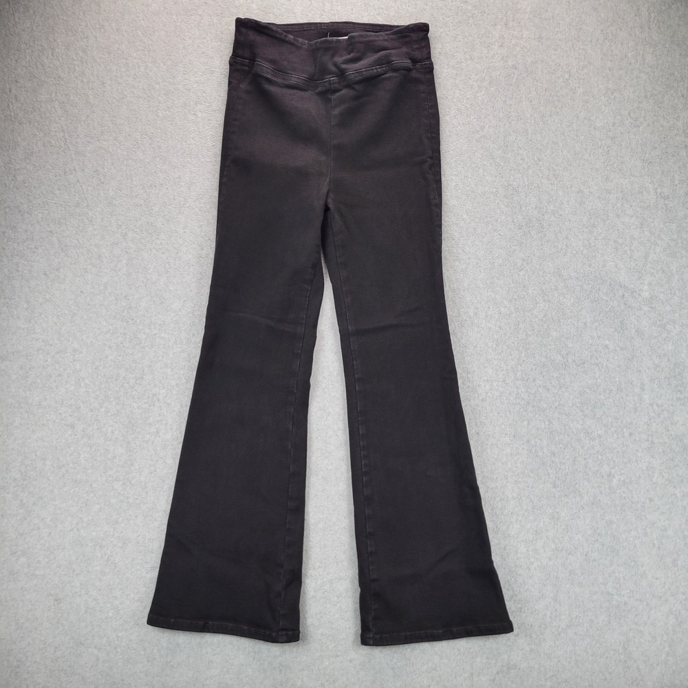 Frame Black The Jetset Crop Flare Pull-On Jeans Size 1 Fit 25 US